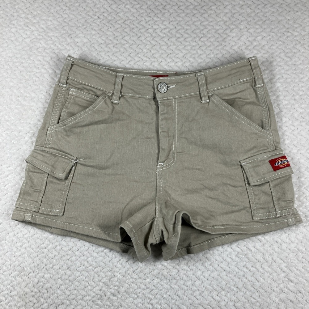 Dickies Juniors Shorts Size 5/27 Cargo Mini Short Beige Skate Workwear